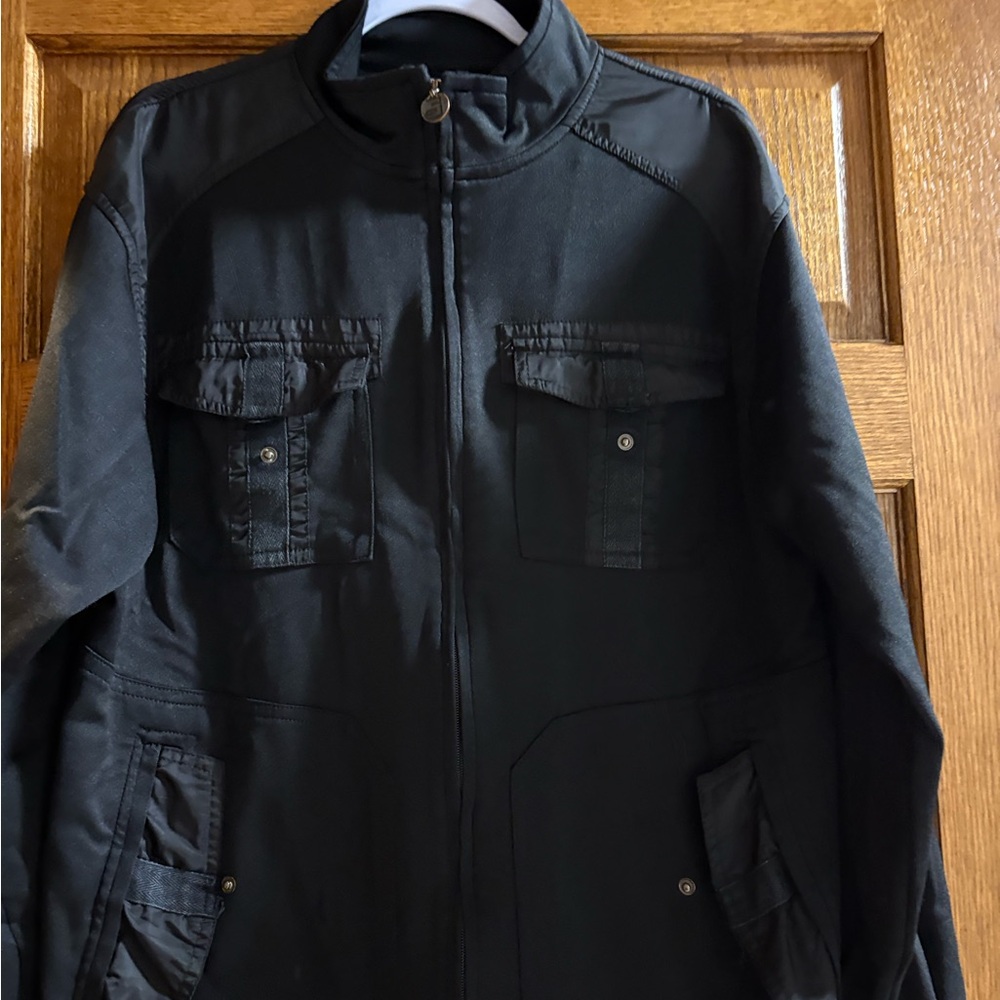 South Pole Men's Black Military Jacket